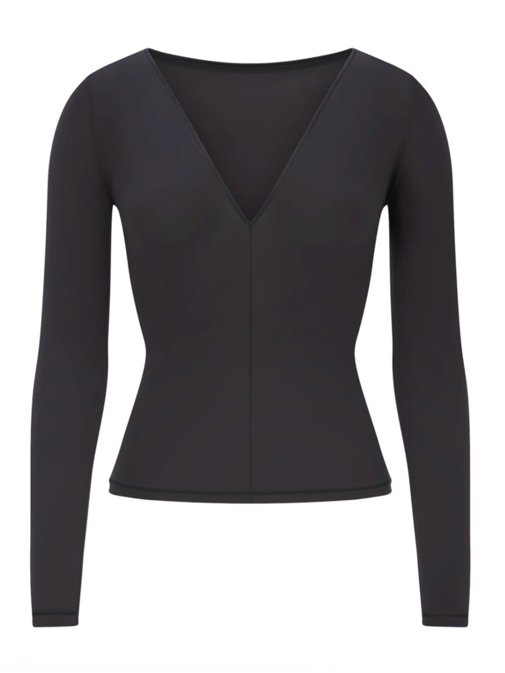 SKIMS - FITS EVERYBODY DEEP PLUNGE TOP | ONYX - ONYX / S